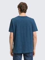 Tricou cu imprimeu - Albastru_2563996