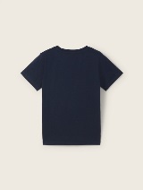 Majica s potiskom - Modra_2584568