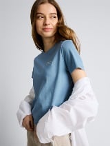 Majica s printom - Plava_2752431