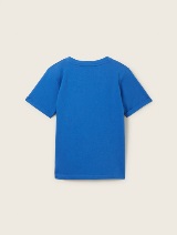 Majica s potiskom - Modra_5004161