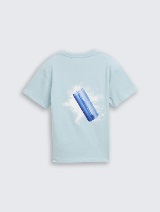 Tricou cu imprimeu - Albastru_5800264