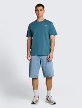 Tricou cu imprimeu - Albastru_6244716