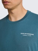 Tricou cu imprimeu - Albastru_6244716