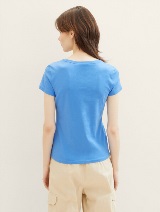 Majica s potiskom - Modra_665571