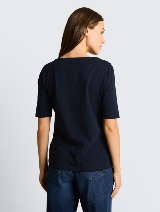 Tricou cu imprimeu - Albastru_7140746