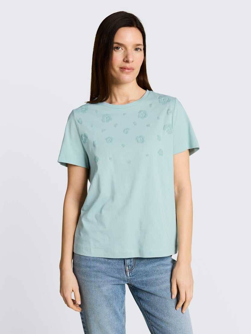 Tricou cu imprimeu - Albastru_7908272