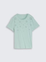 Tricou cu imprimeu - Albastru_7908272