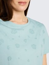 Tricou cu imprimeu - Albastru_7908272