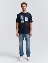 Majica sa printom - Plava_8577858