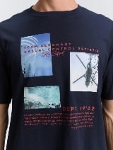 Majica sa printom - Plava_8577858