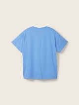 Majica s potiskom - Modra_9459582