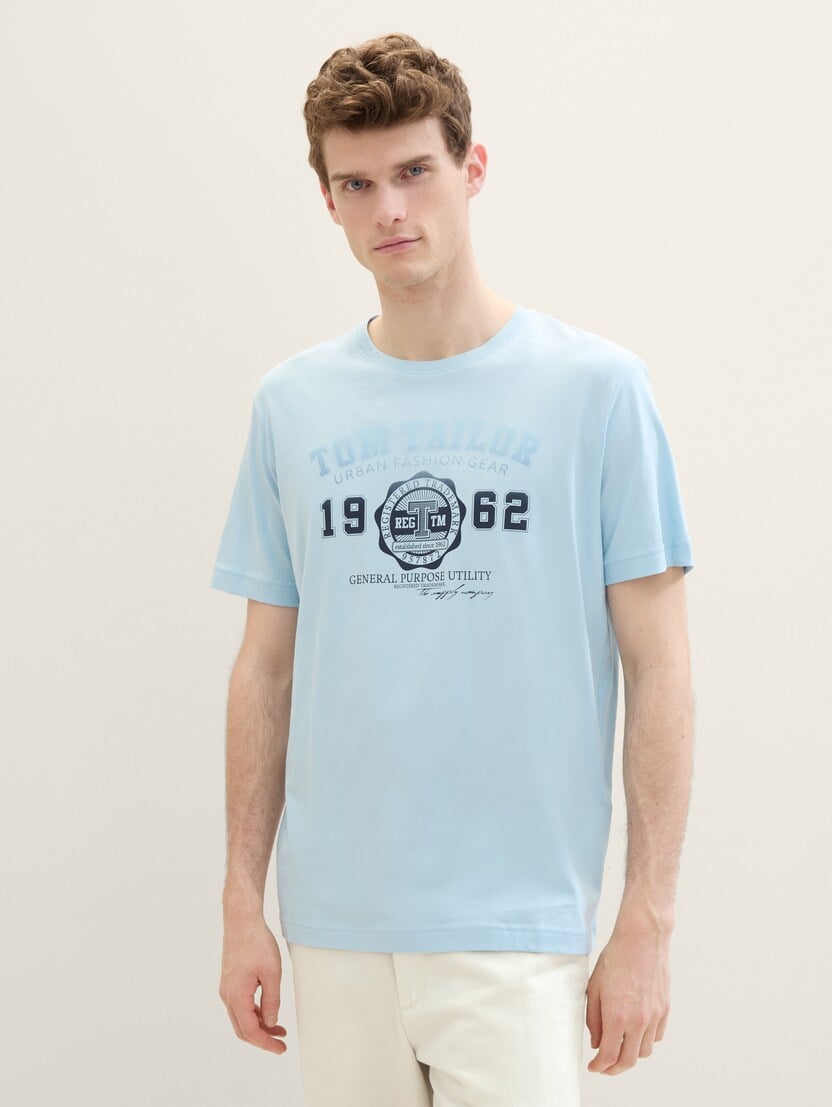 Majica s potiskom - Modra-1043542-11062