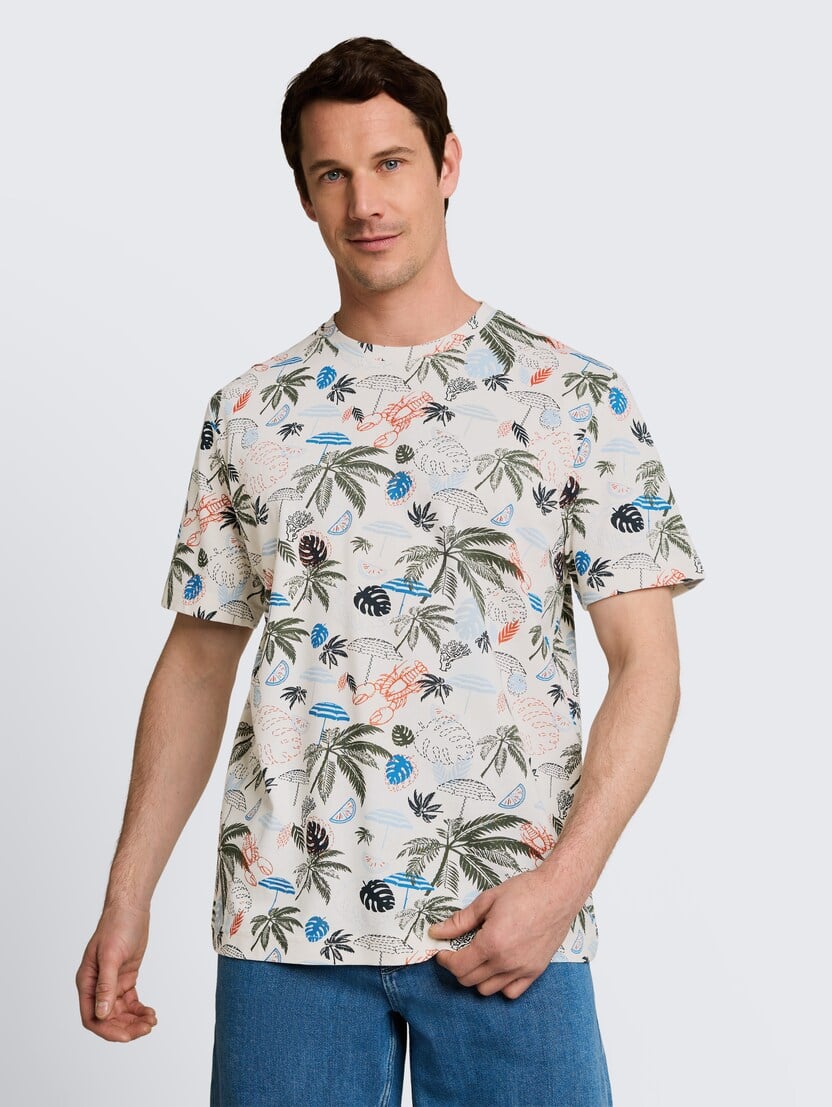  Tricou cu imprimeu integral - Model/Mai multe culori-1051161-40189-16