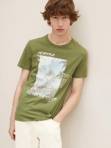 Majica s printom ljetnog motiva - Zelena_1615312