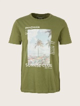 Majica s potiskom poletnega motiva - Zelena_1615312
