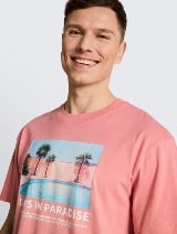 Tricou cu imprimeu - Roz_5537603