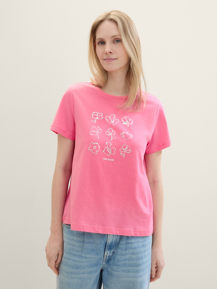 Majica s printom - Ružičasta