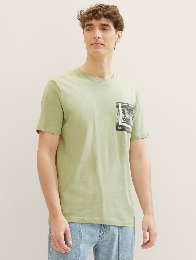 Tricou cu imprimeu - Verde