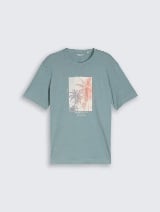 Tricou cu imprimeu - Verde_4683662