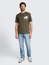 Tricou cu imprimeu - Verde_5103040