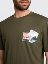 Tricou cu imprimeu - Verde_5103040