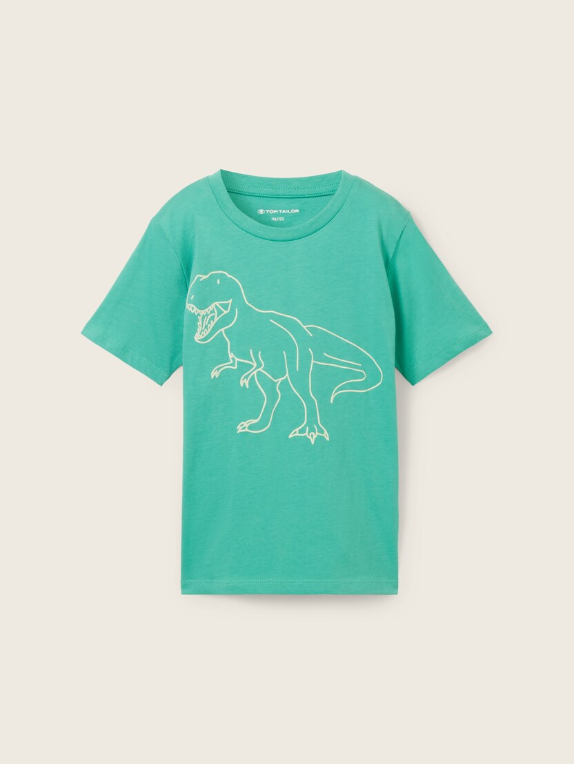 Majica s potiskom - Zelena