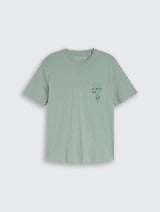 Tricou cu imprimeu - Verde_6835841