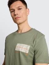 Tricou cu imprimeu - Verde_766086