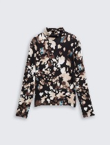 Majica sa rol-kragnom - Uzorak/višebojna_9741061