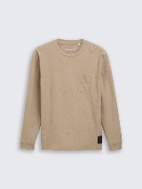 Strukturirana majica - Smeđa_7787230