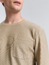 Strukturirana majica - Smeđa_7787230