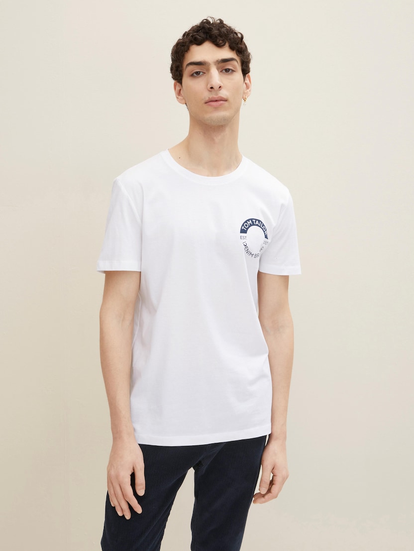 Majica s printom logotipa - Bijela