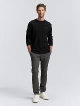 Tricou cu logo imprimat - Negru_9513497