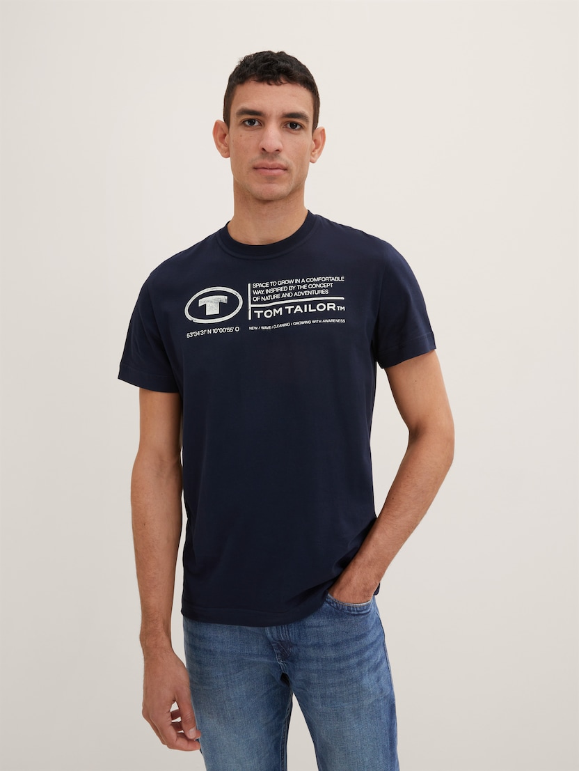Majica sa logom - Plava-1035611-10668-15