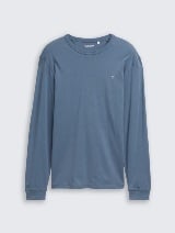 Tricou cu logo imprimat - Albastru_6838524