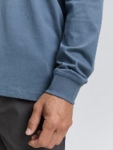 Tricou cu logo imprimat - Albastru_6838524