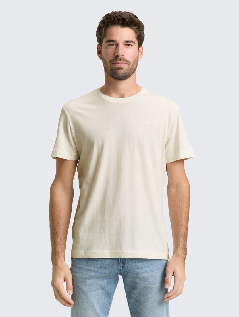 Tricou cu logo  mic - Alb_4255872