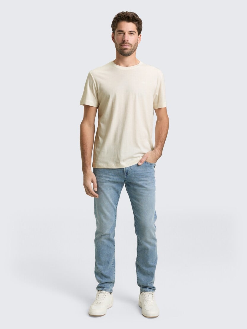 Tricou cu logo  mic - Alb_4255872