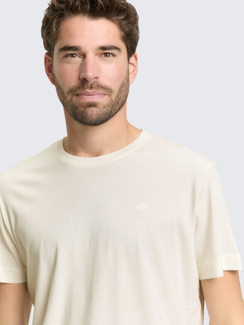 Tricou cu logo  mic - Alb_4255872