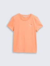 Tricou cu logo  mic - Portocaliu_1150090