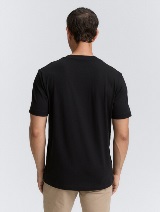 Dvostruko pakiranje majica s okruglim izrezom - Crna_1896838