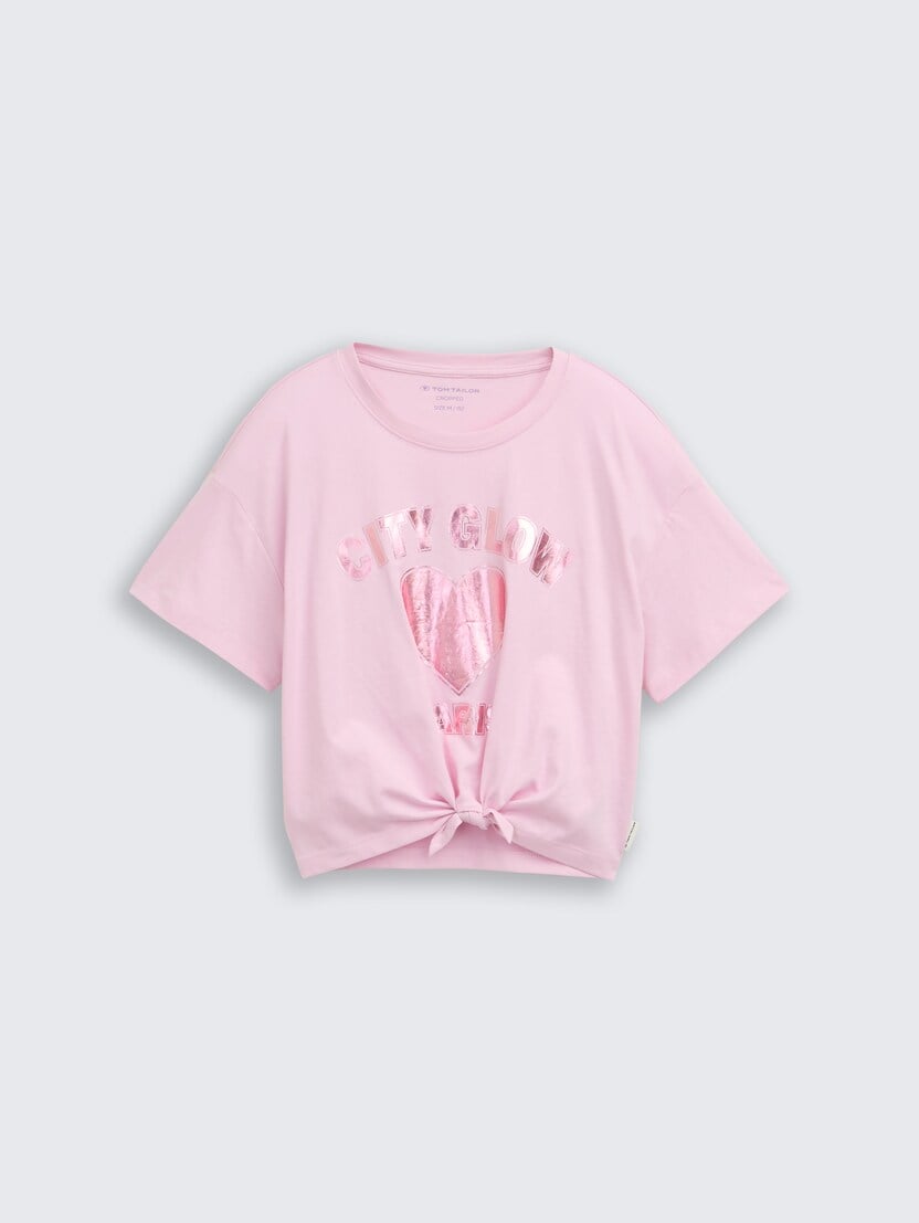 Majica sa čvorom - Roze-1050053-38250-15