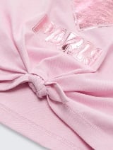 Majica sa čvorom - Roze_6093151