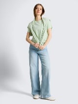 Tricou cu nod decorativ - Model/Mai multe culori_637684