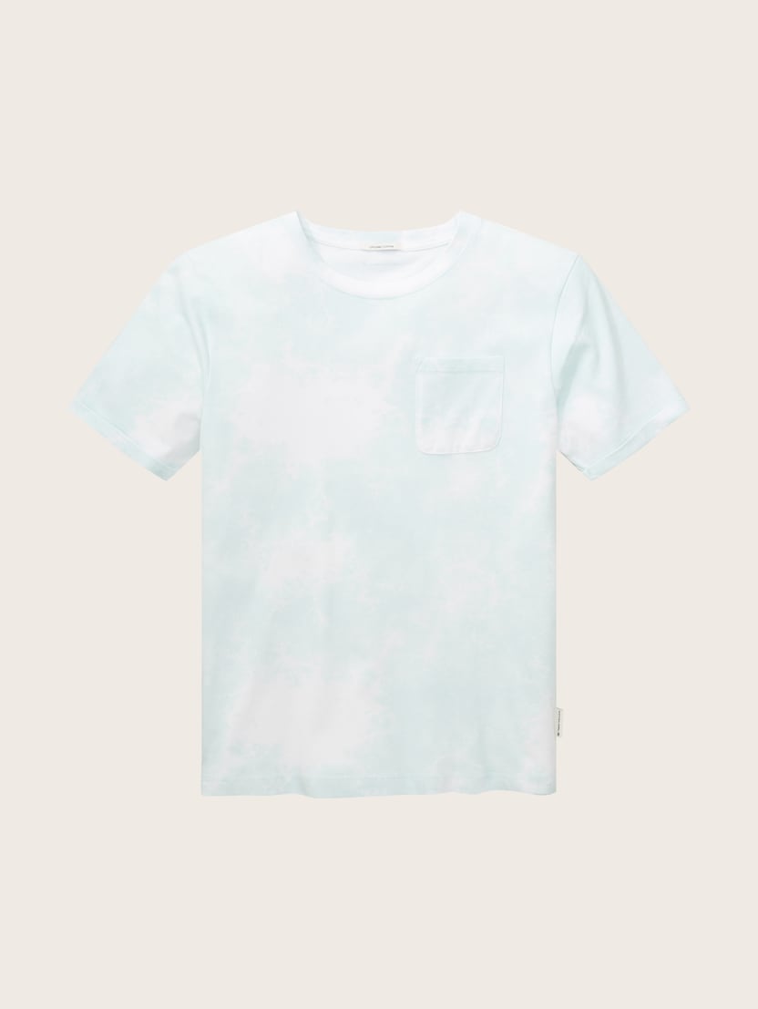 Majica z žepom na prsih - Vzorec/večbarvna_5861962