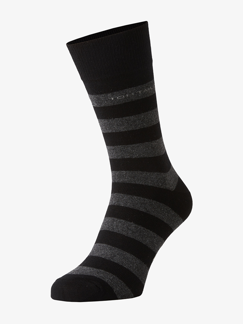 Dvostruko pakovanje čarapa od pamučne mešavine - Crna_6574828