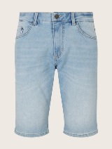 Običajne kratke hlače iz džinsa Josh z zavihanimi hlačnicami - Zelena_1839418
