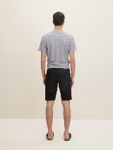 Klasične kratke traper hlače s vezicom - Crna_99724