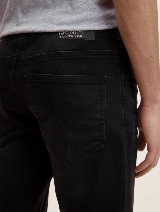 Klasične kratke traper hlače s vezicom - Crna_99724