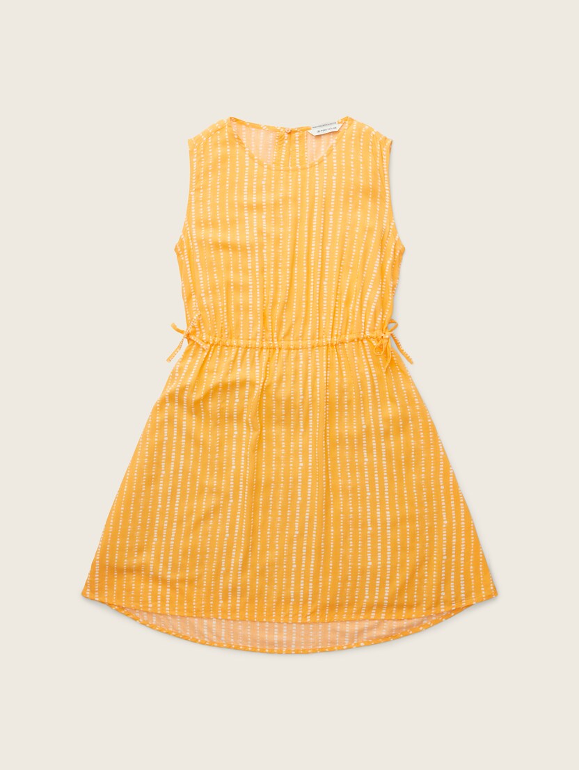Obleka s potiskanim vzorcem po celotni površini - Oranžna-1036164-31696